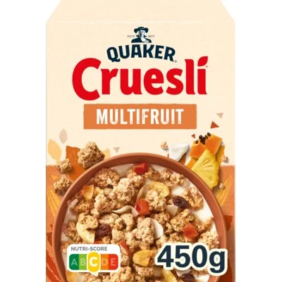 Quaker Cruesli multifruit