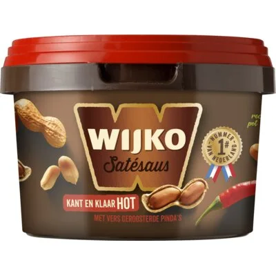 Wijko Satésaus Hot Kant en Klaar 520 g