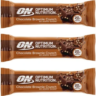 Optimum Nutrition Chocolate brownie crunch bar 3-pack