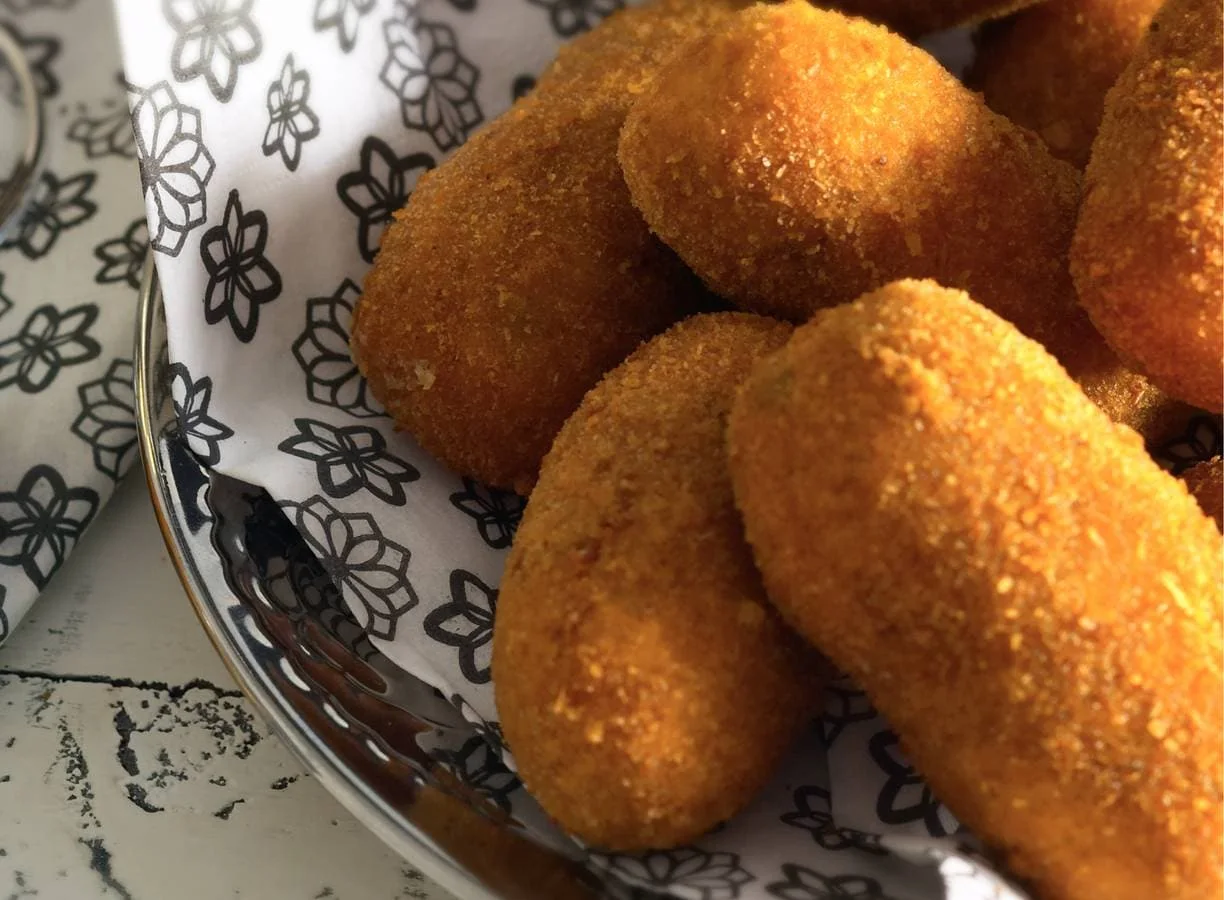 Borrelkroketjes met garnalen