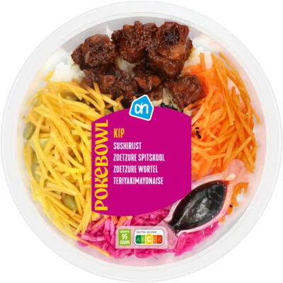 AH Pokebowl kip teriyaki