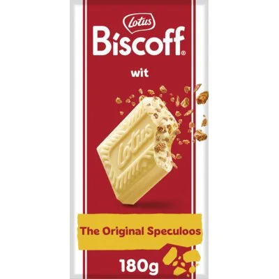 Lotus Biscoff Speculoos witte chocolade stukjes