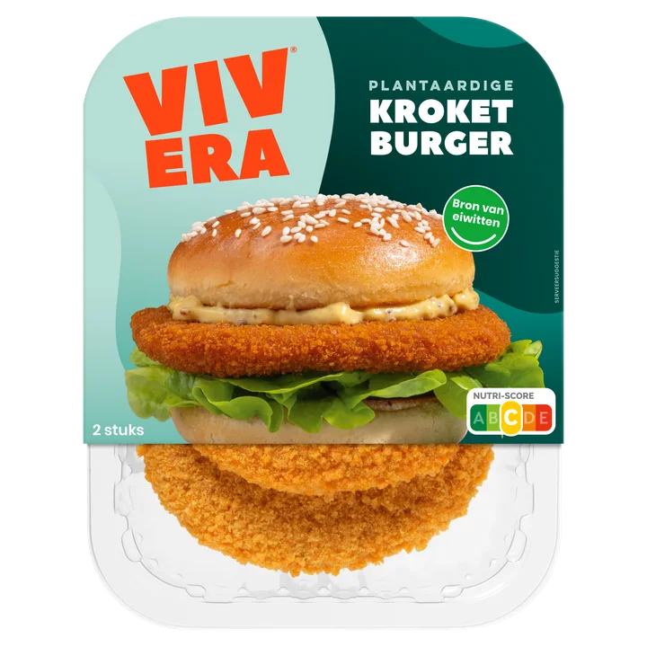 Vivera Plantaardige Kroketburger 2 Stuks 150 g