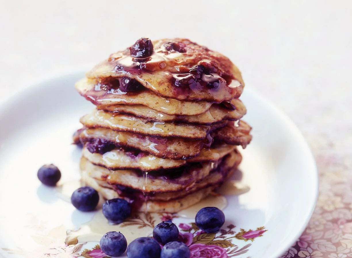 Blauwebessenpannenkoekjes