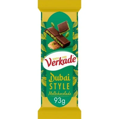 Verkade Dubai style melkchocolade reep