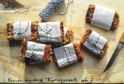 Appel-pastinaakflapjacks vegan
