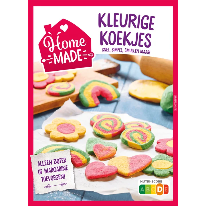HomeMade Complete Mix voor Kleurige Koekjes 360 g