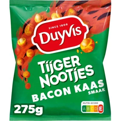 Duyvis Tijgernootjes bacon kaas