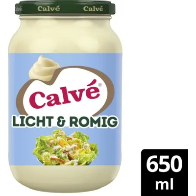 Calvé Mayonaise Pot Licht & Romig 650 ml