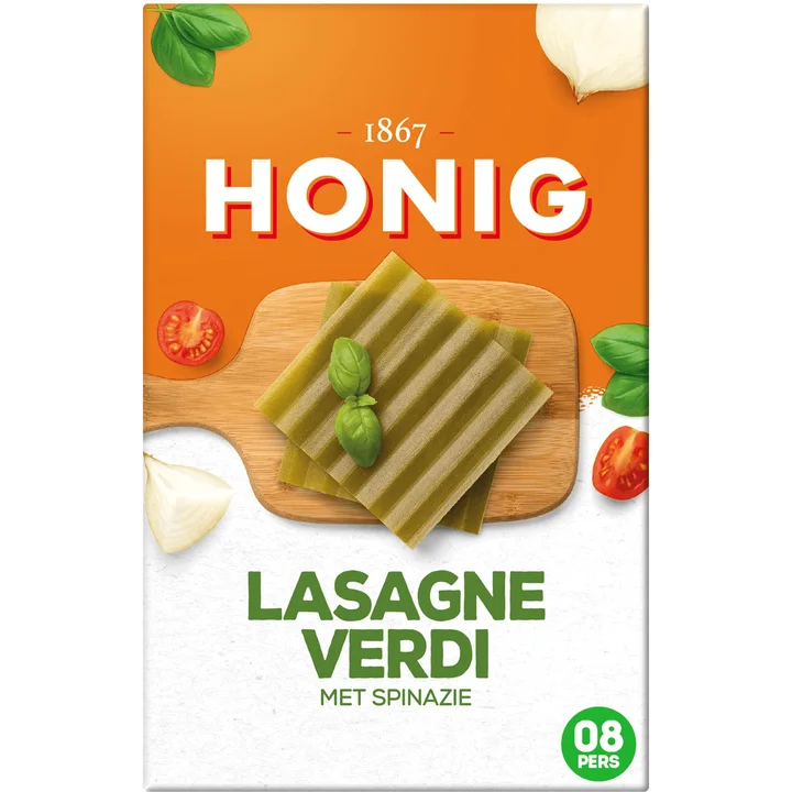 Honig Lasagne Verdi met Spinazie 250 g
