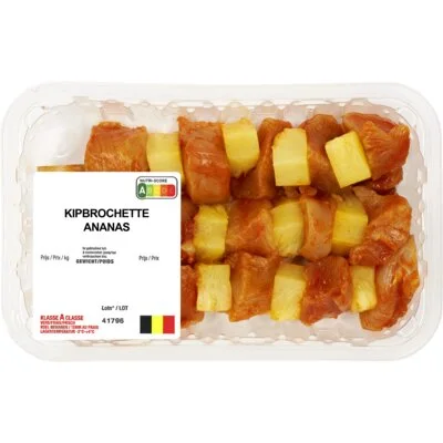 Kipbrochette ananas bel