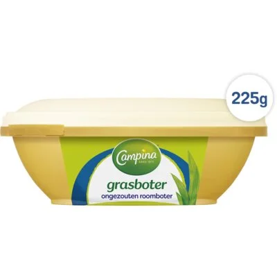 Campina Botergoud ongezouten grasboter