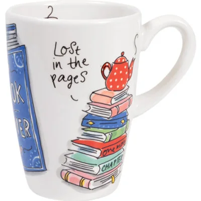 Blond Amsterdam Beker XL book lover cozy days 0,5l