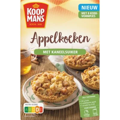 Koopmans Appelkoeken Met Kaneelsuiker 375 g