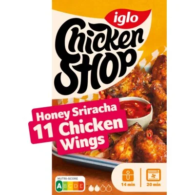 Iglo Chicken shop honey sriracha wings