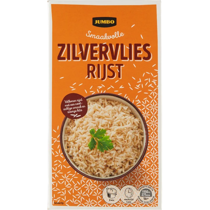 Jumbo Zilvervliesrijst 400 g