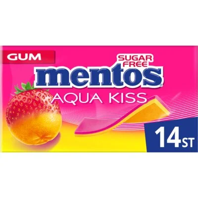 Mentos Gum Aqua kiss 2-pack