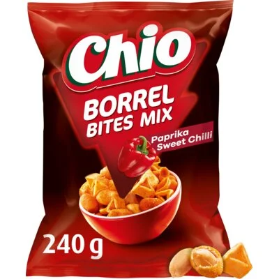 Chio Borrel Bites Mix Paprika Sweet Chilli 240 g