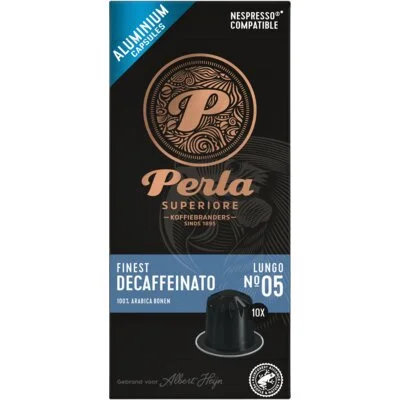 Perla Superiore Finest decaffeinato lungo capsules