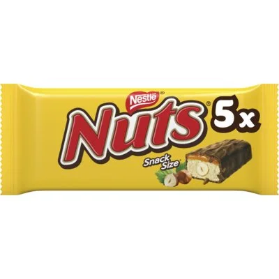 Nuts Melkchocolade snacksize 5-pack