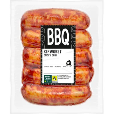 AH BBQ scharrel kipworst crispy chili