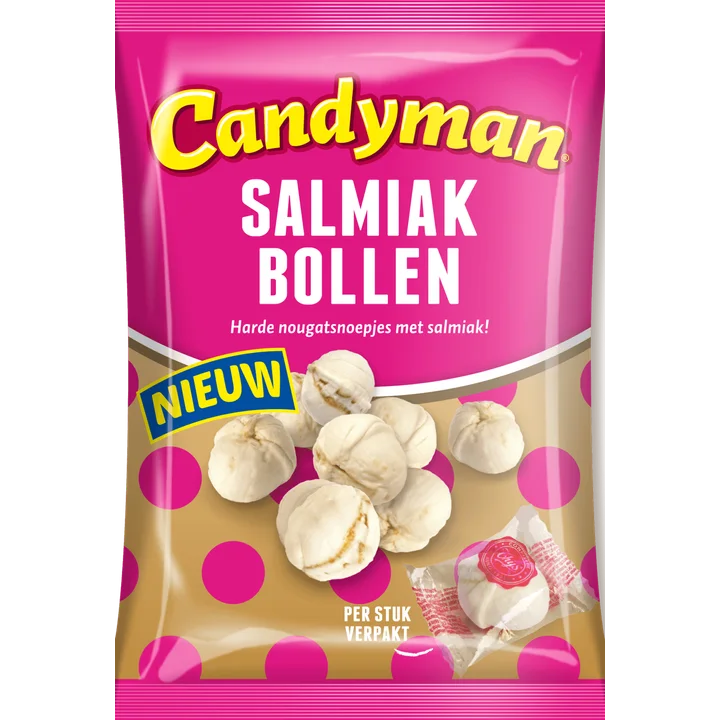 Candyman Salmiak bollen 100 g