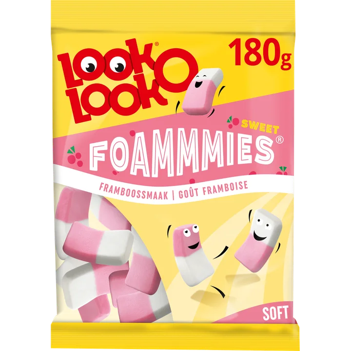 Look-O-Look Foammmies Framboos 180g