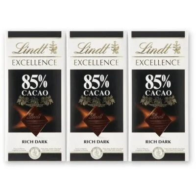 Lindt Excellence 85% pure chocolade 3-pack
