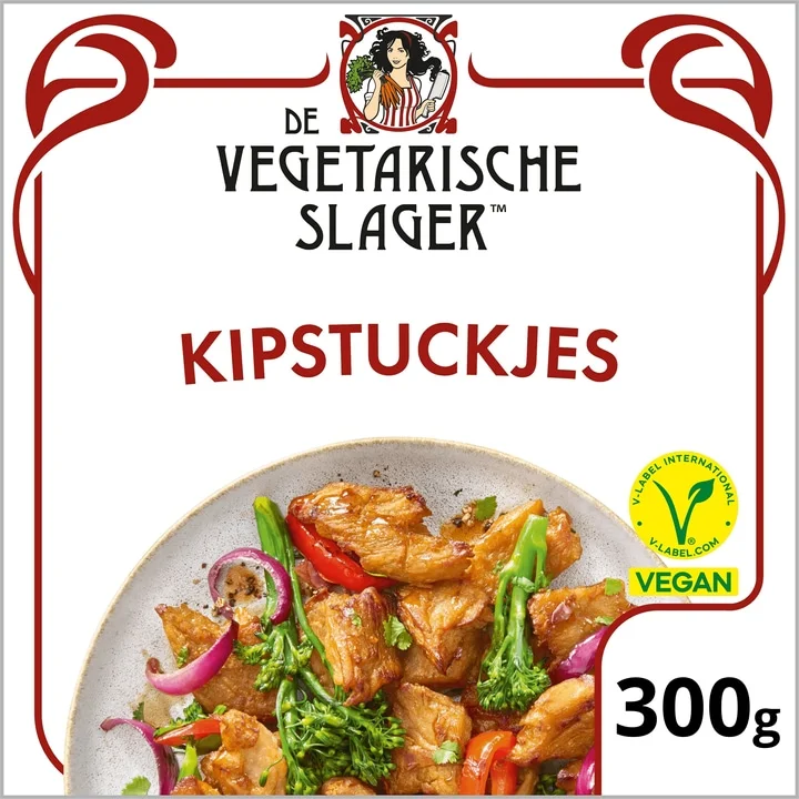 De Vegetarische Slager Kipstuckjes XL Voordeelverpakking 300 g