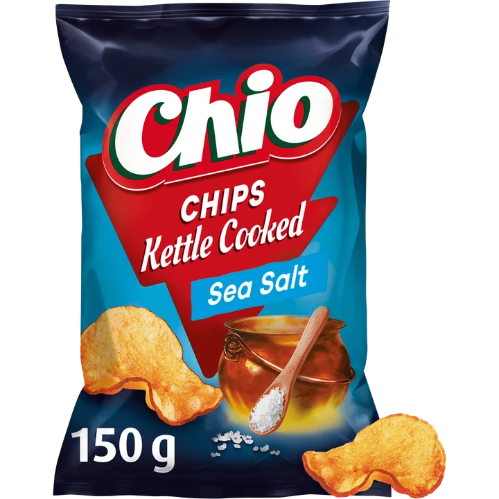 Chio Kettle Cooked Sea Salt Chips 150 g
