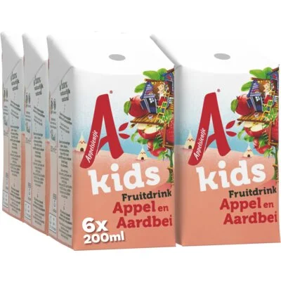 Appelsientje Kids fruitdrink appel en aardbei 6-pack