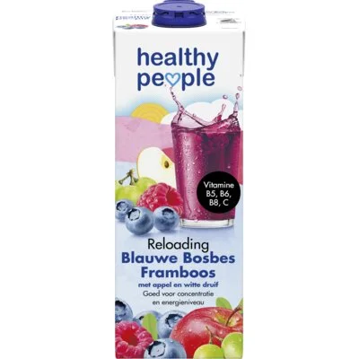 Healthy People Blauwe Bosbes en Framboos 1L