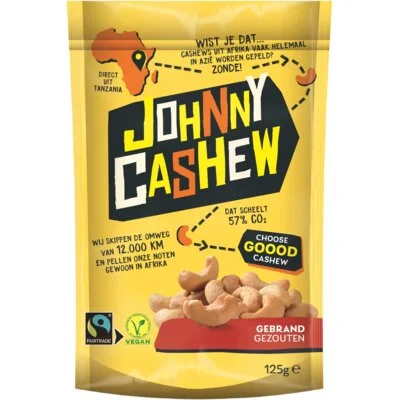Johnny Cashew Gebrand gezouten