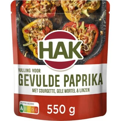 Hak Uit de Oven Gevulde Paprika 550 g