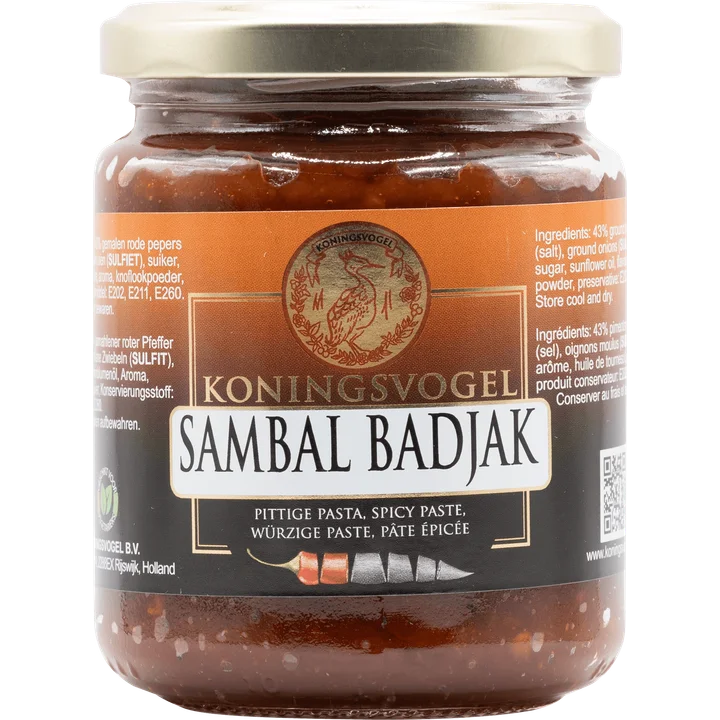 Koningsvogel Sambal Badjak 280 g