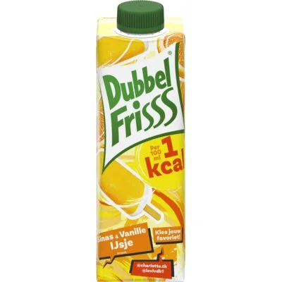 DubbelFrisss 1kcal sinas & vanille ijsje smaak