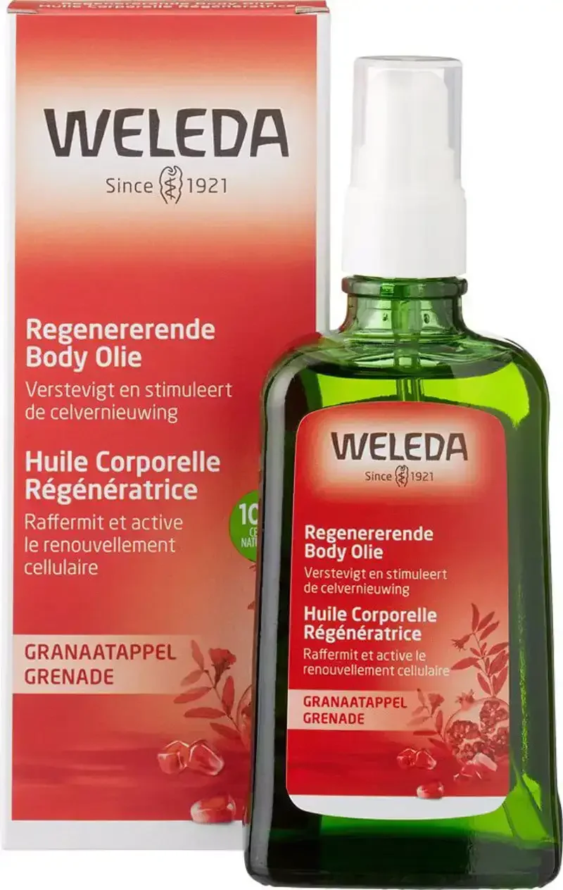 Regenererende body olie granaatappel