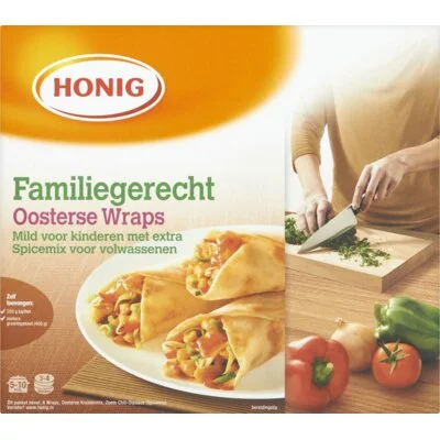 Honig Familie maaltijdpakket Oosterse wraps