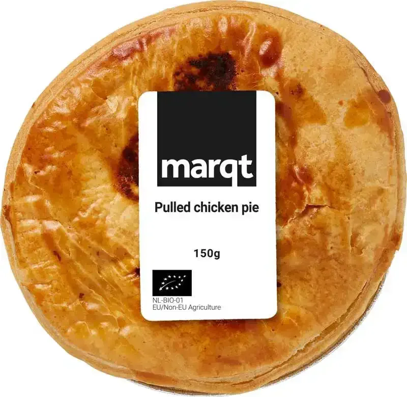 Pulled chicken pie