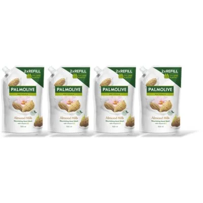 Palmolive Almond en melk navulling 4-pack