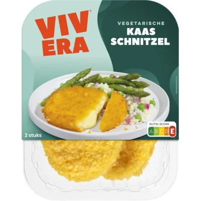 Vivera Vegetarische Kaasschnitzel 2 Stuks 150 g