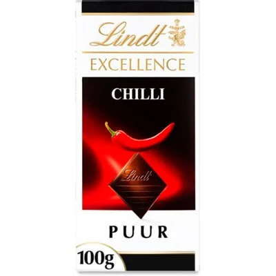 Lindt Excellence chili pure chocolade