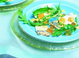 Blue Stilton met tijm-sherrygelei