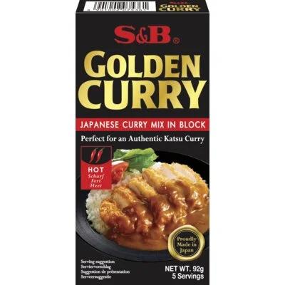 S&B Golden Curry Japanese Curry Mix Hot 92 g