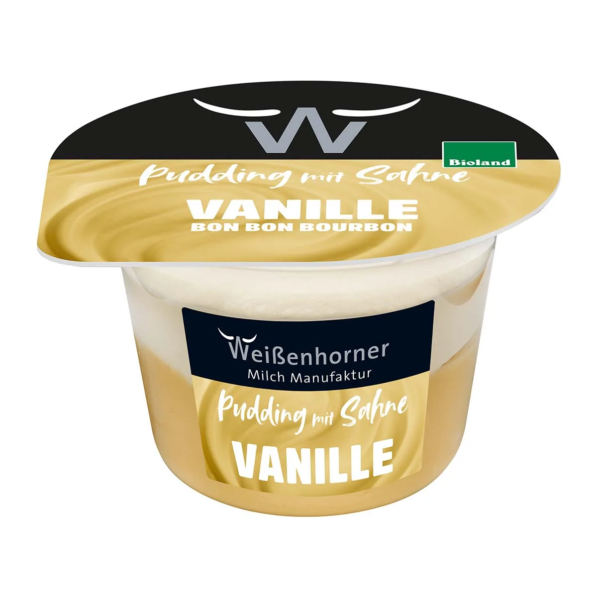 Vanillepudding met roomtopping