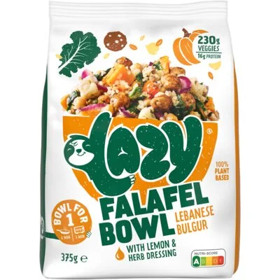 Lazy Falafel bowl lebanese bulgur