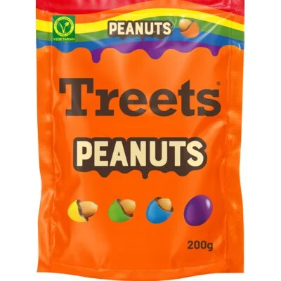 Treets Peanuts rainbow
