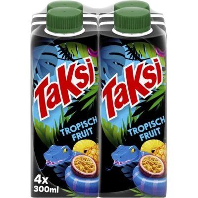 Taksi Tropisch fruit 4-pack