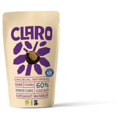 Claro Dark ginger cubes snackables