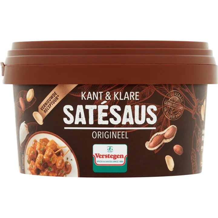 Verstegen Kant & Klaar Satésaus Origineel 500 g